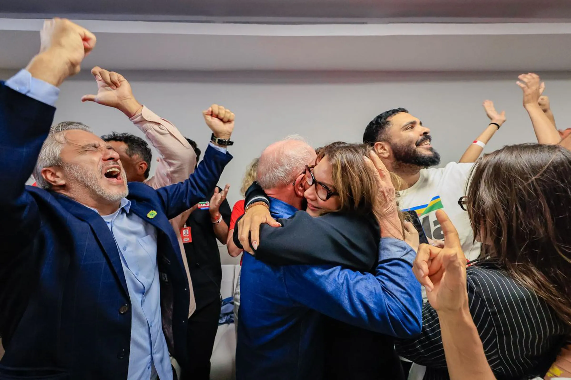 Lula durante il discorso della rielezione, 25 ottobre 2026