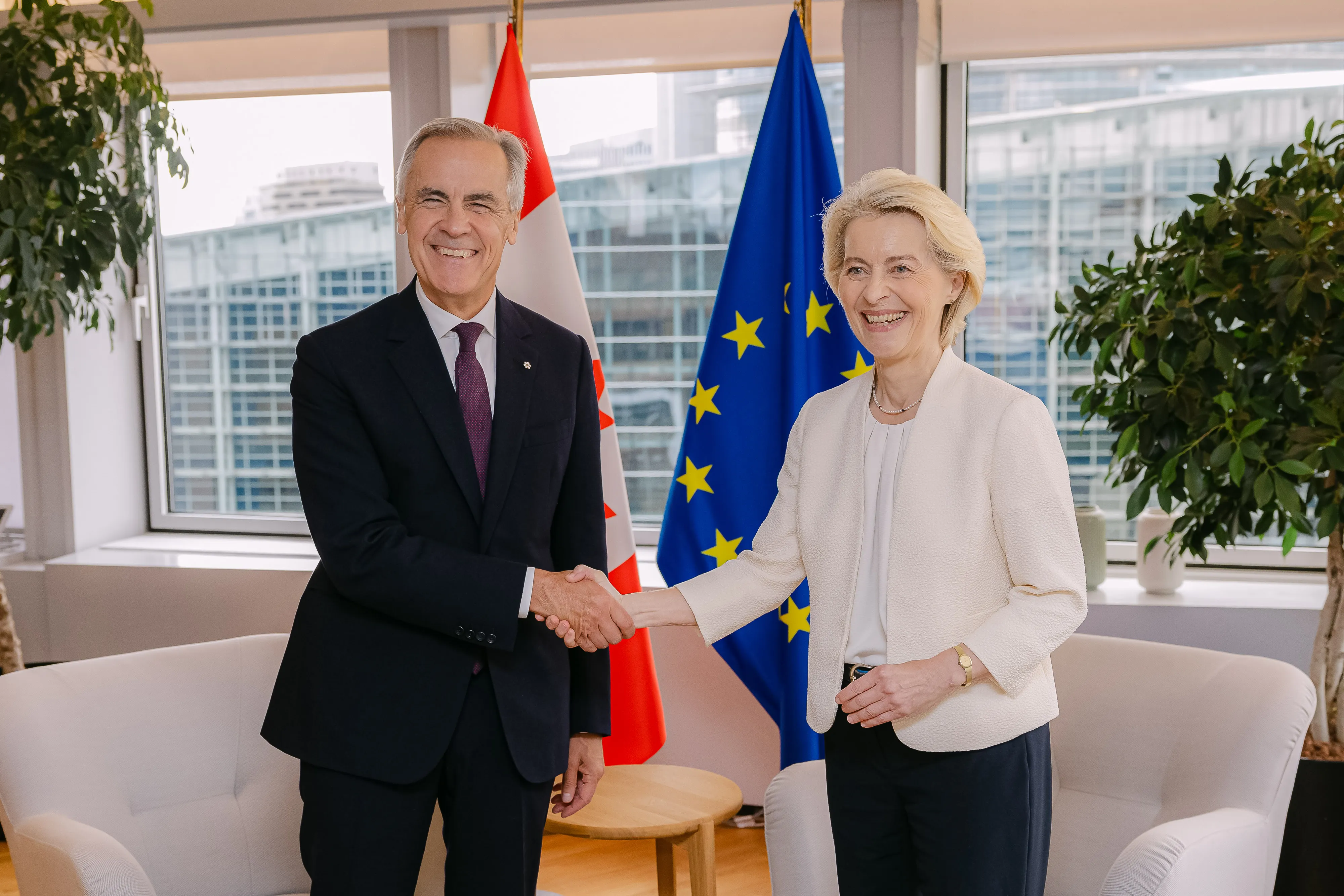 Mark Carney e Ursula von der Leyen si incontrano nel settembre 2026