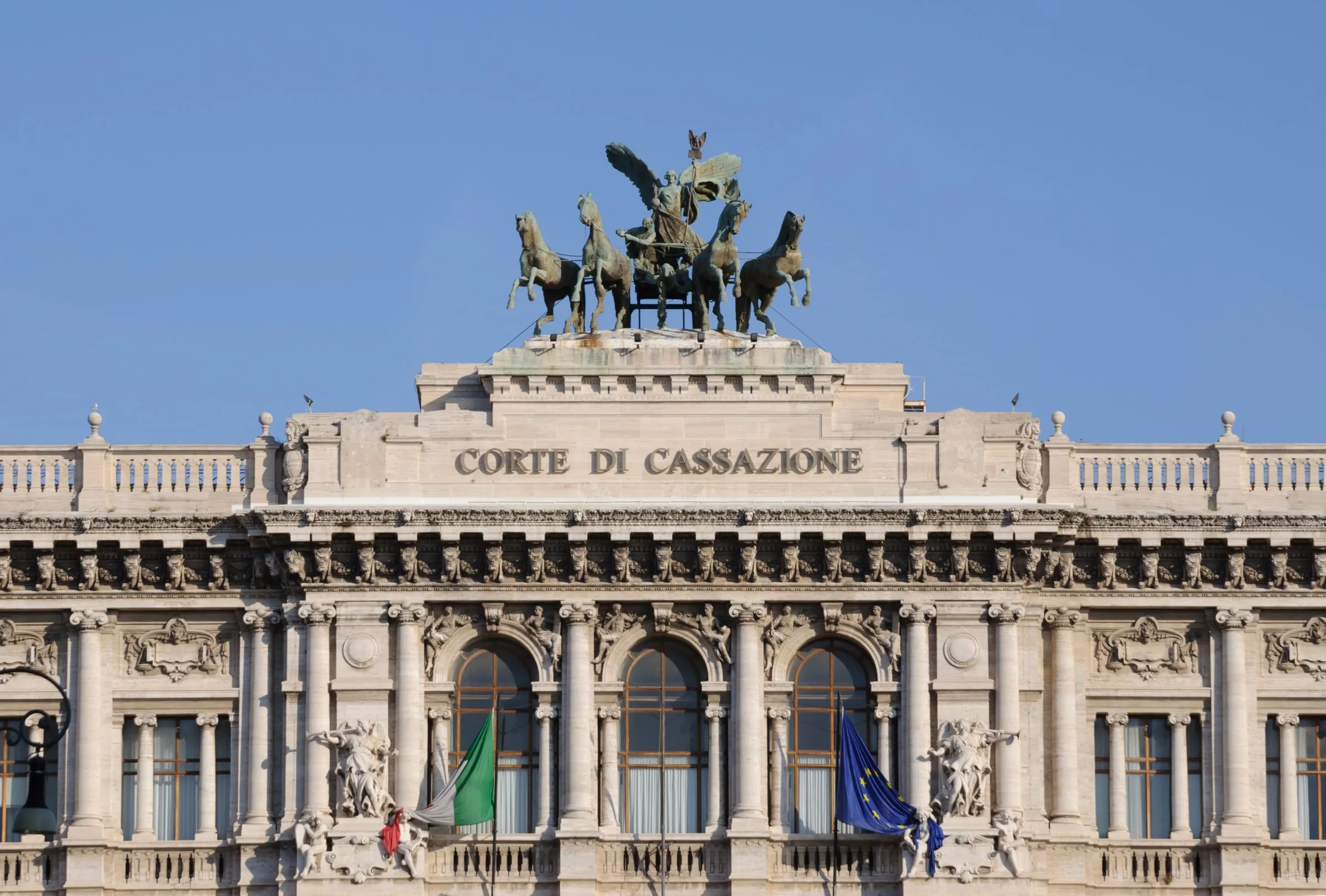 Il Palazzo di Giustizia di Roma, sede della Corte di Cassazione