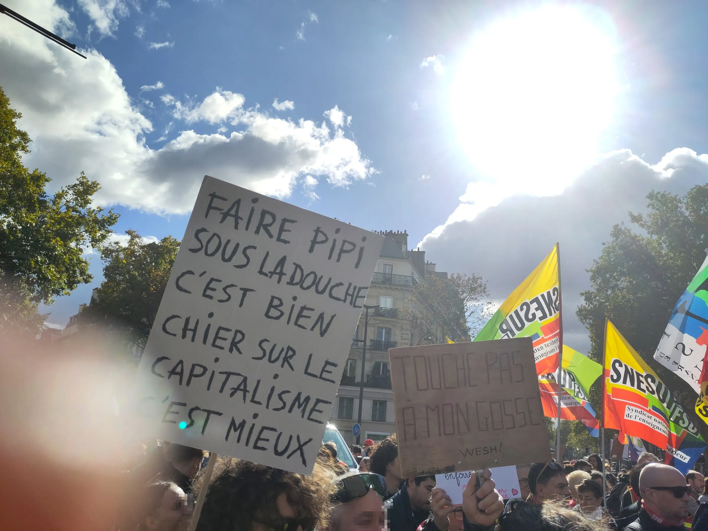 Corteo a Parigi del 17 ottobre 2026, la giornata di proteste precedente a quella del 24