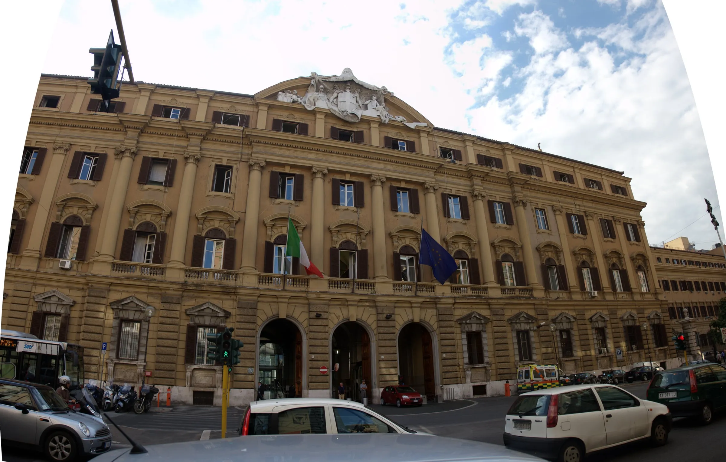 Il Ministero dell'Economia e delle Finanze a Roma