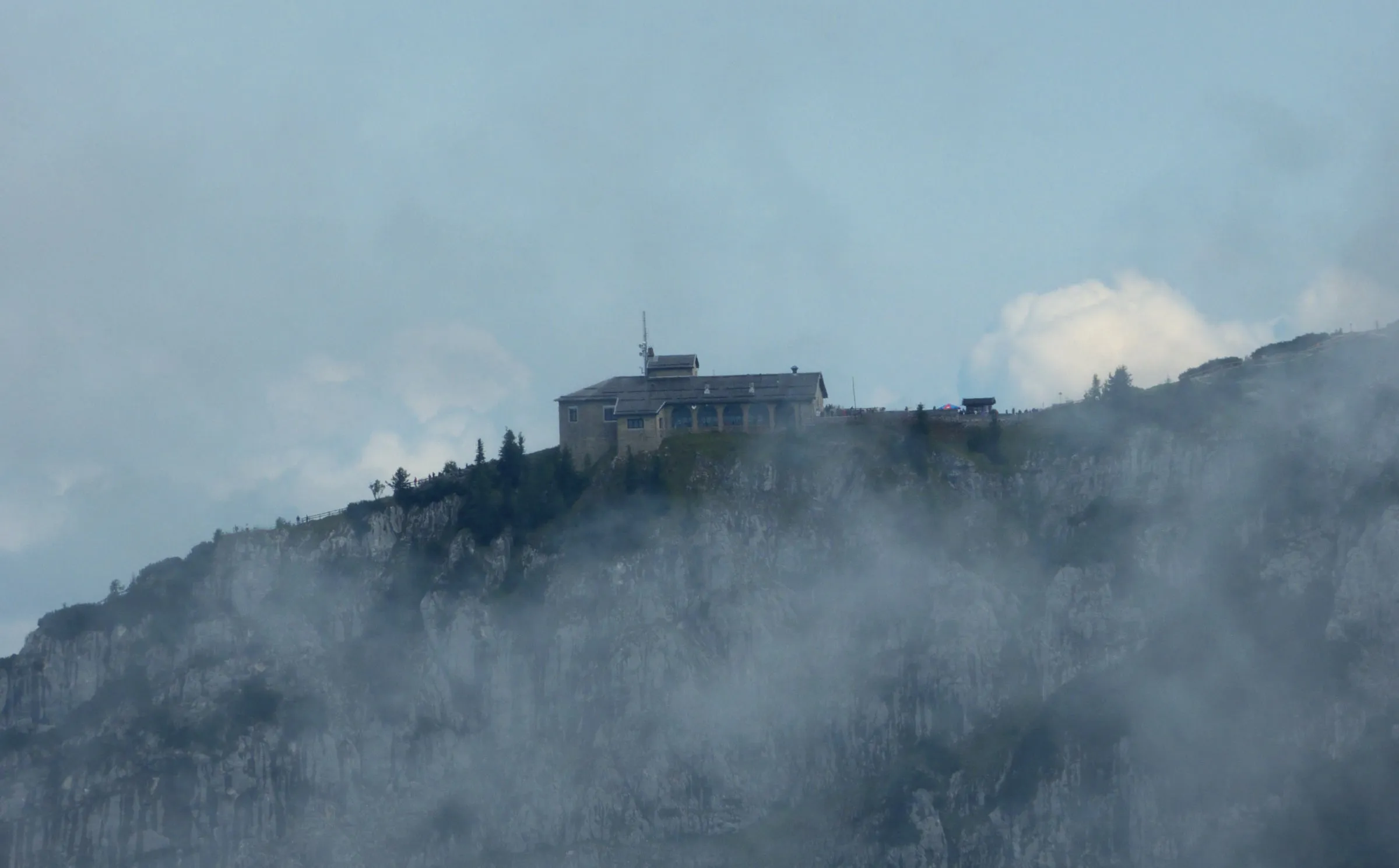 Il Kehlsteinhaus presso Berchtesgaden, prima dell'incendio