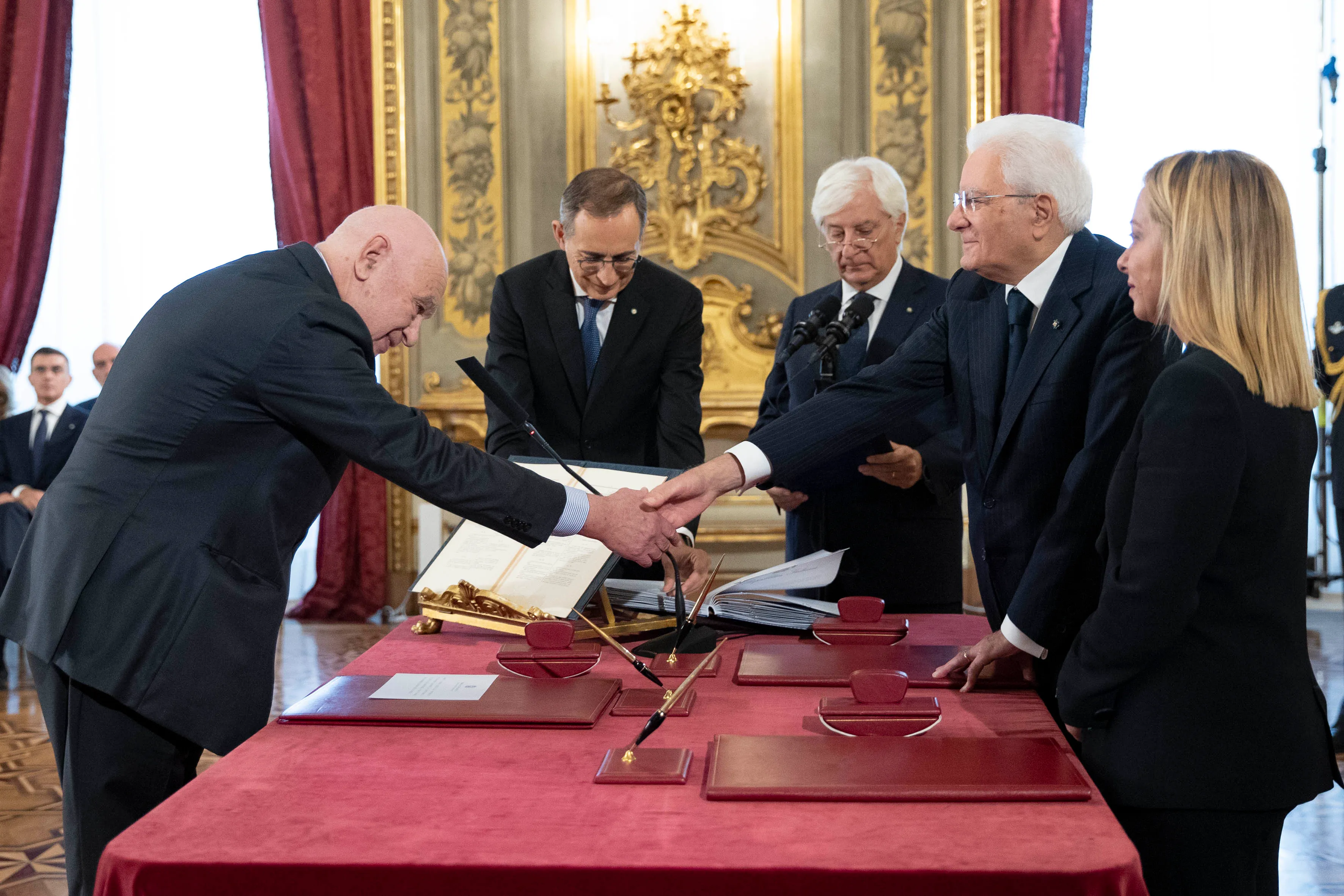 Il ministro della Giustizia Carlo Nordio al Quirinale