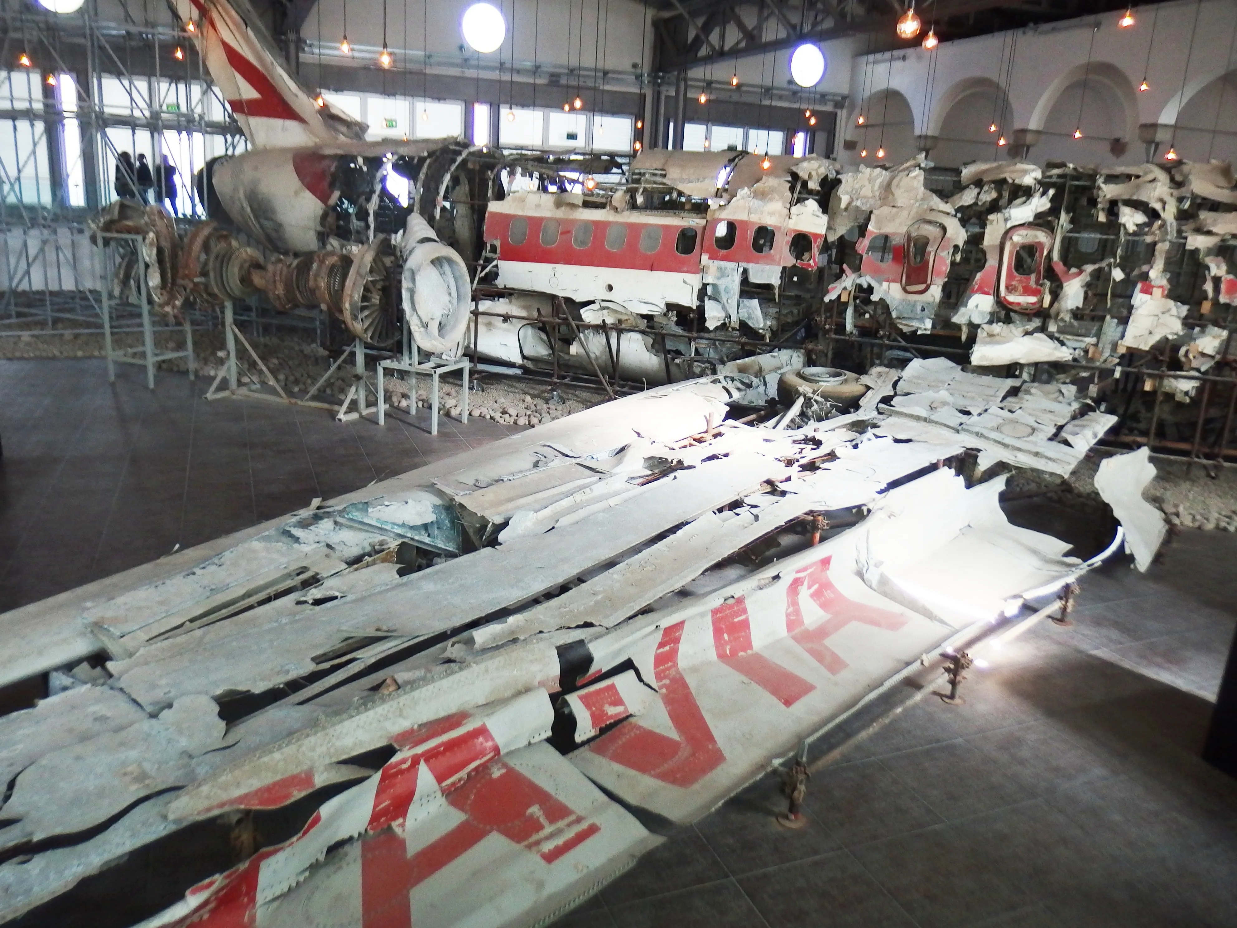 Interno del Museo per la Memoria di Ustica a Bologna